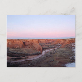Solnedgång i Canyon de Chelly Postcard Vykort