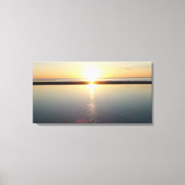 Solnedgång i Cape Cod Bild