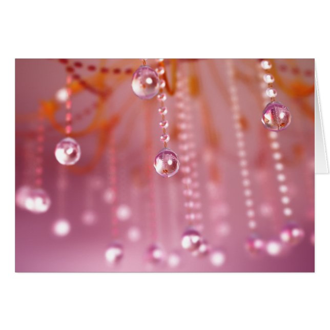 Solnedgång i Crystal Card Hälsningskort (Framsidan Horizontal)