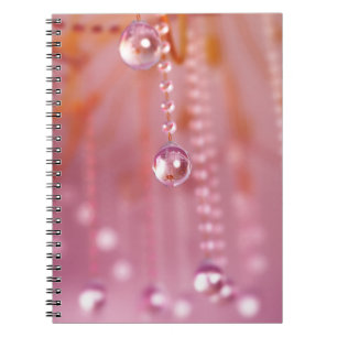 Solnedgång i Crystal Notebook Anteckningsbok Med Spiral