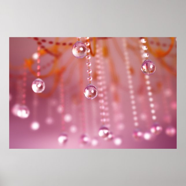 Solnedgång i Crystal Print Poster (Framsidan)