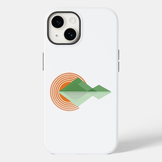 Solnedgång i dalen Fodral-Mate iphone case (Baksida)