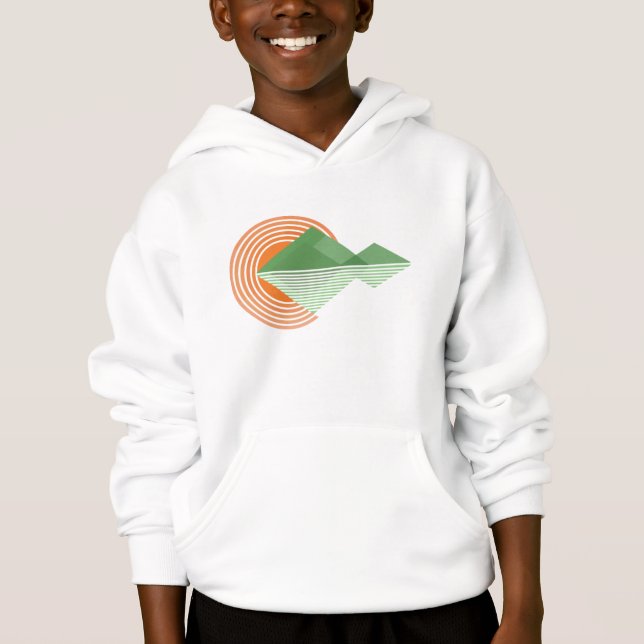Solnedgång i dalen t shirt (Framsida)