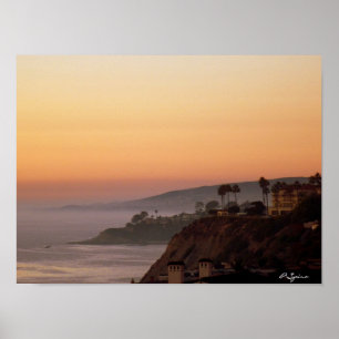 Solnedgång i Dana Point Poster
