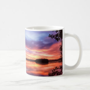 Solnedgång i den Finland muggen Kaffemugg
