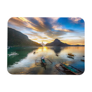 Solnedgång i El Nido Magnet