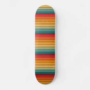 Solnedgång i färg mini skateboard bräda 18,5 cm