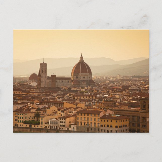 Solnedgång i Florens Vykort (Framsida)