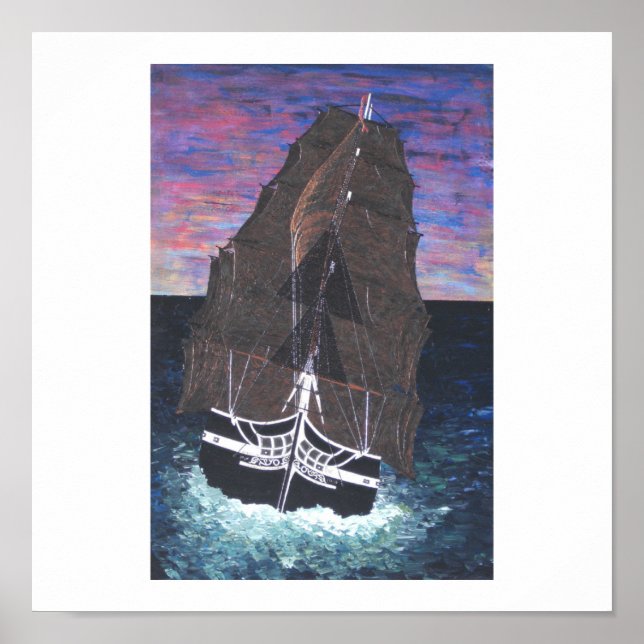 Solnedgång i fråga om konstitutionen poster (Framsidan)