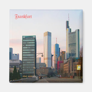 Solnedgång i Frankfurt Magnet