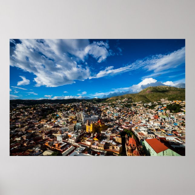 Solnedgång i Guanajuato Poster (Framsidan)