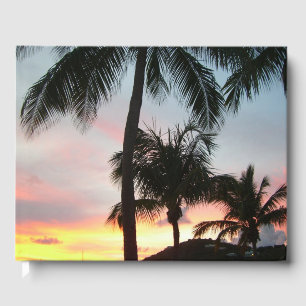 Solnedgång i Handflatan Tropical Ligcape Photograp Gästböcker