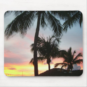 Solnedgång i Handflatan Tropical Ligcape Photograp Musmatta