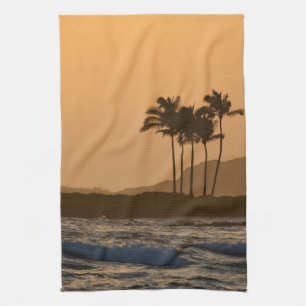 Solnedgång i Kauai Kökshandduk