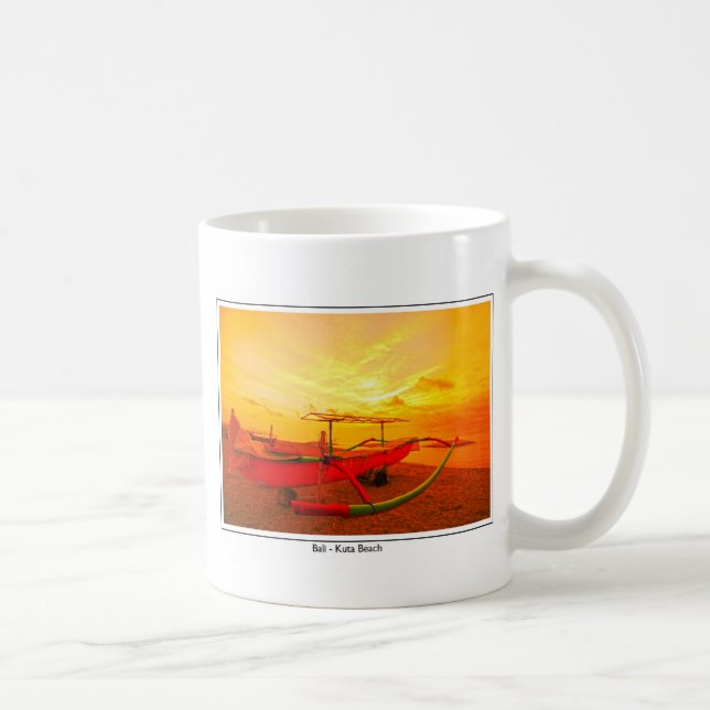 Solnedgång i Kuta Kaffemugg (Höger)
