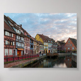 Solnedgång i Little Venice Colmar Poster