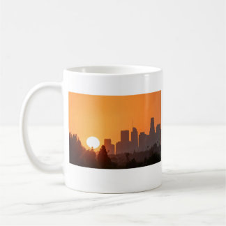Solnedgång i Los Angeles, Kaliforniens kaffe mugg
