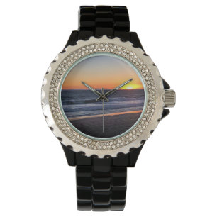 Solnedgång i Newport Beach, Kalifornien Armbandsur