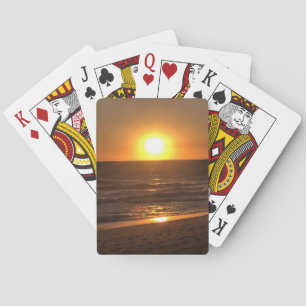 Solnedgång i Newport Beach, Kalifornien Casinokort