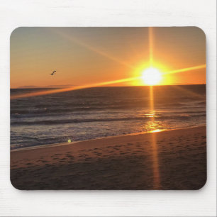 Solnedgång i Newport Beach, Kalifornien Musmatta