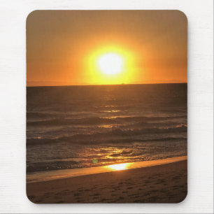 Solnedgång i Newport Beach, Kalifornien Musmatta