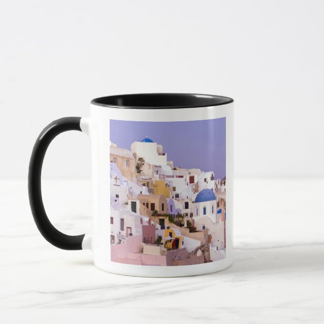 Solnedgång i olja, Santorini 2 Mugg (Vänster)