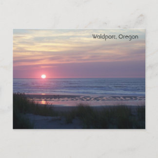 Solnedgång i Oregon Vykort