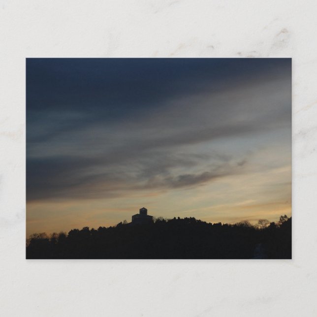 Solnedgång i Oslo Vykort (Framsida)