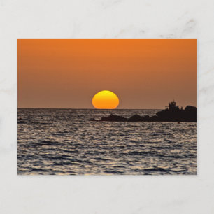 Solnedgång i Paphos, Cypern (2532) vykort