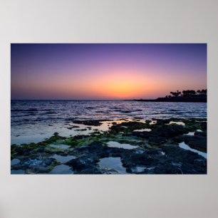 Solnedgång i Paphos, Cypern (2547) Poster