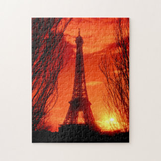 Solnedgång i Paris Pussel
