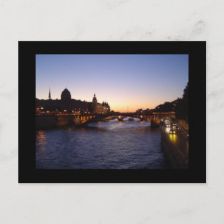 Solnedgång i Paris Vykort