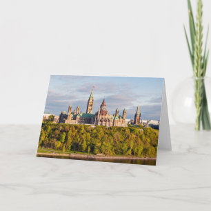 Solnedgång i parlamentet Backe - Ottawa Kort