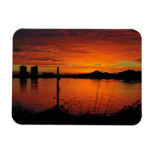 Solnedgång i Pensacola Beach