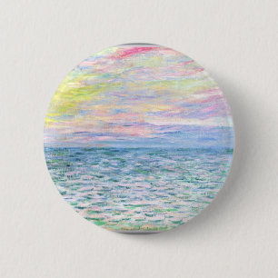 Solnedgång i Pourville av Monet Knapp