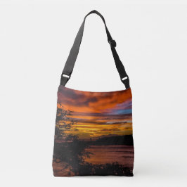 Solnedgång i Praia, Kap Verde Axelväska