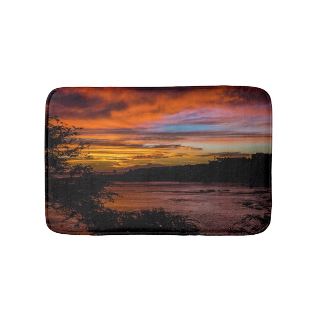 Solnedgång i Praia, Kap Verde Badrumsmatta (Framsidan)