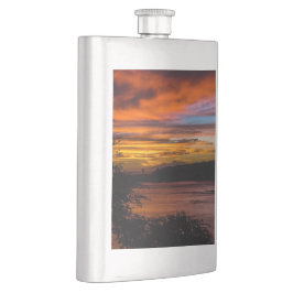 Solnedgång i Praia, Kap Verde Fickplunta