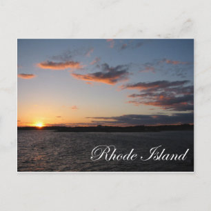 Solnedgång i Rhode island Vykort