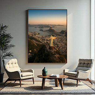 Solnedgång i Rio de Janeiro Poster