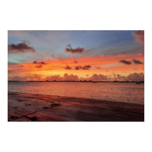 Solnedgång i Simpson Bay