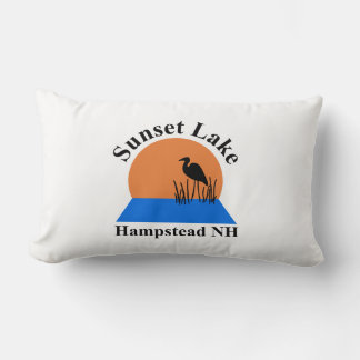 Solnedgång i Sjö Pillows Lumbarkudde