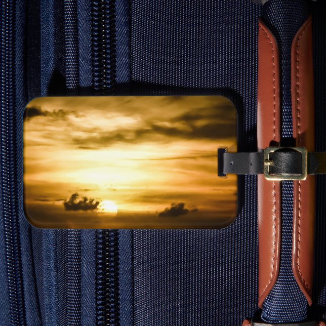 Solnedgång i Stilla havet Bagagebricka (Framsida Insitu 4)