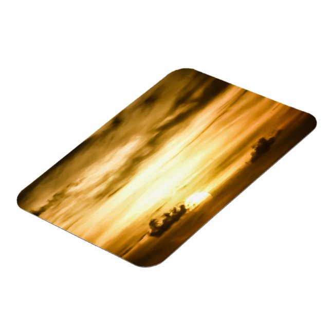 Solnedgång i Stilla havet Magnet (Vänstra Sidan)