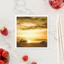 Solnedgång i Stilla havet