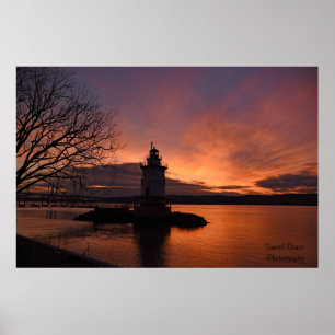 Solnedgång i Tarrytown Poster