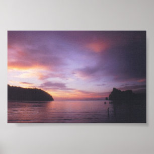 Solnedgång i Thailand Poster