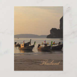 Solnedgång i Thailand Vykort