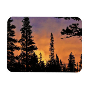 Solnedgång i Tuolumne Meadows, Yosemite, CA Magnet