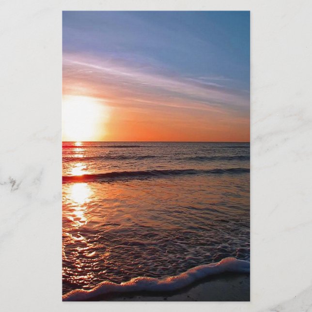 Solnedgång i Vatten (Framsida)